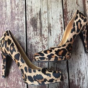Nine West Size 8 Cheetah Heels